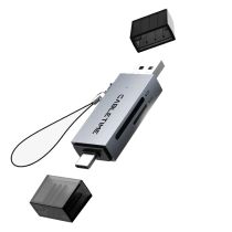 Кард-рідер Cabletime USB3.0 A + USB TYPE C, SD/TF, 5Gbps (CD40G)
