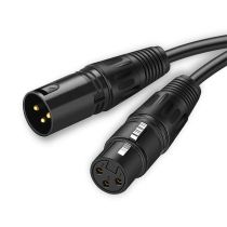 Кабель Cabletime мікрофонний PRO XLR Microphone Cable 3P XLR Male to Female, 2м (CF24L)