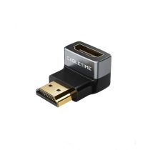 Перехідник Cabletime HDMI Male to Female Adapter 90° Degree, 8K60Hz, 4K120Hz (CP41G)