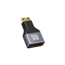 Перехідник Cabletime HDMI Male to Female Adapter, 8K60Hz, 4K120Hz (CP45G)