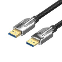 Кабель Vention DisplayPort v2.1 2m Black,16K 30Hz, 8K 240 Hz, 4K 240Hz, 2K 240+Hz, 1080P 240+Hz (HGABH)