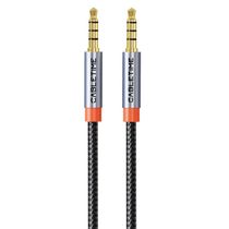 Кабель Cabletime TRRS Audio 3.5 мм 0.5 м Silver Metal Type, 4 pin, з підтримкою мікрофона, стерео (CF18E)