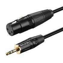 Кабель Cabletime мікрофонний Audio XLR Microphone To Jack Aux 3.5mm Male to XLR Female, 1м (CF42H)