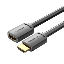 Перехідник Vention HDMI M - HDMI F прямий, 2 m, v2.0, Black (AHCBH)